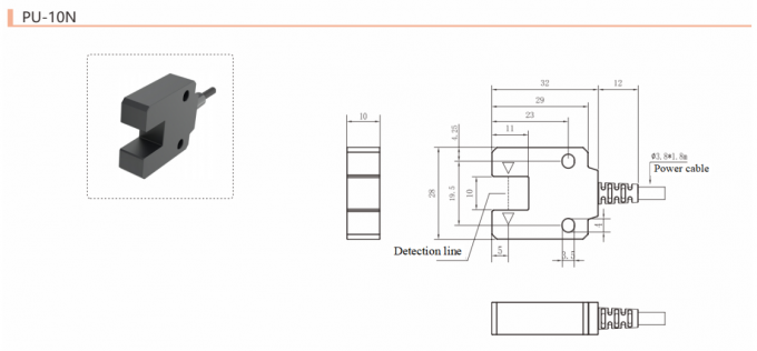 U Shaped Photoelectric Sensor Infrared Optical Sensor Of Megenet U Type