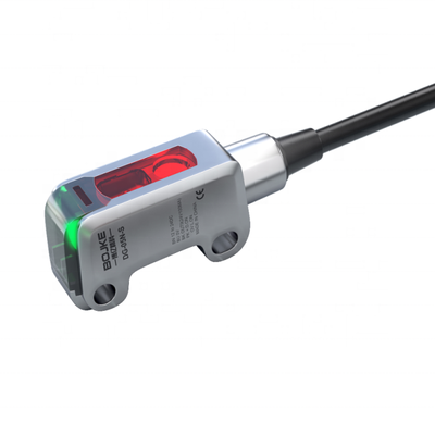 Miniature Photoelectric Sensors , Thru Beam Photoelectric Sensor With Background Suppression