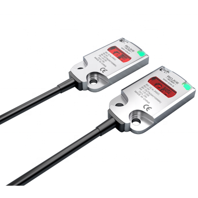 Ultra Thin Stainless Steel Laser Photoelectric Switch Sensor NPN Output