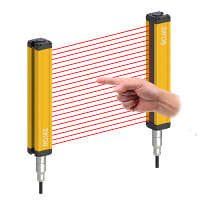 Photoelectric Barrier Safety Light Curtain Sensor Beam Pitch 10mm 20mm 40mm Optical Grating