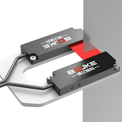 Sensing Range 2-10mm Optical Through-Beam Edge Sensor With Light Axis Alignment