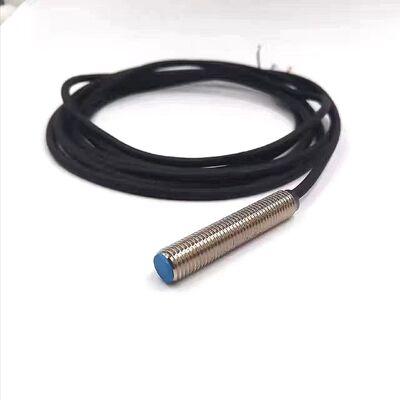 M12 Stainless Steel Inductive Proximity Switch Sensor 4-8mm Range Detection For Iron Metal