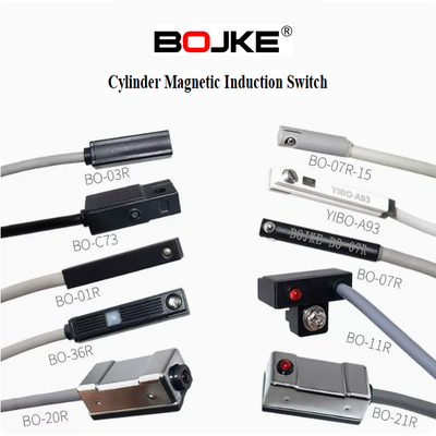 Non Contact Measurement Cylinder Magnetic Sensor High Sensitivity Detect Magnetic Switch Sensor