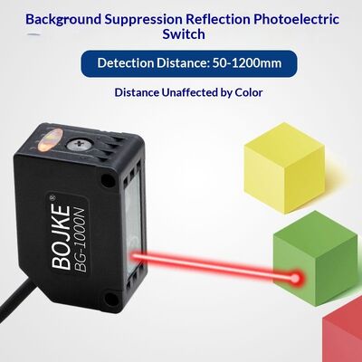 Background Suppression Photoelectric Sensors 50mm-1200mm Detection Distance
