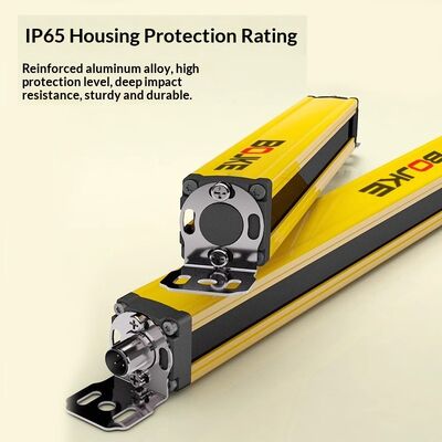 Waterproof Safety Light Curtain Sensor Infrared Beam Detector Fiber Optic Grating IP65