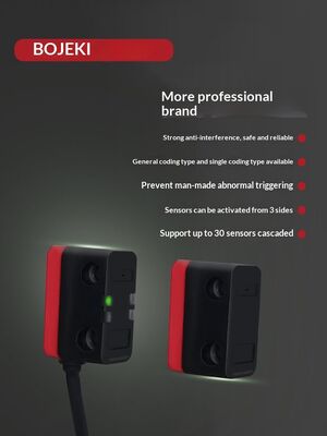 Induction Safety Door Switch For Machine Tool Equipment Electromagnetic Lock Non Contact Limit