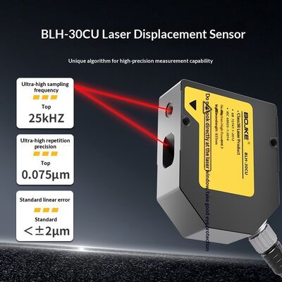Laser Displacement Sensor 10μM Repeatability Analog RS-485 Laser Distance Measurement Sensor