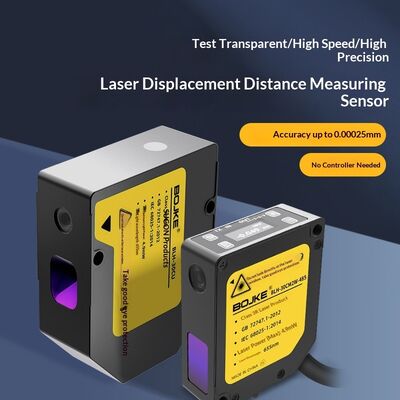 Laser Displacement Sensor 10μM Repeatability Analog RS-485 Laser Distance Measurement Sensor