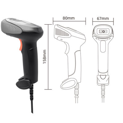 Industrial 2D Barcode Reader Industrial Wired Handheld USB Barcode Scanner