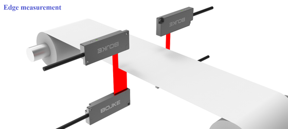 Sensing Range 2-10mm Optical Through-Beam Edge Sensor With Light Axis Alignment