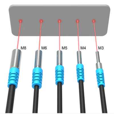 1mm Spot M3 M4 Through Beam Photoelectric Sensor Mini Small Diffuse Photoelectric Laser Sensor