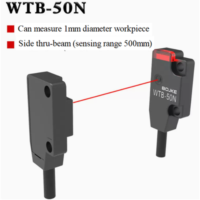 Reflective Diffuse Photoelectric Sensor IP64 Ultra Thin ABS Material