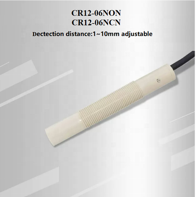 M18 M12 M8 Cylindrical Capacitive Proximity Switch For Detection Plastic Glass Fabric