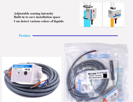 PNP Capacitive Sensor , IP66 Precise Capacitive Liquid Level Sensor