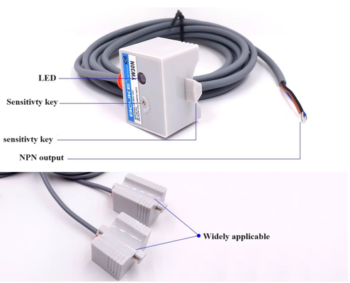 PNP Capacitive Sensor , IP66 Precise Capacitive Liquid Level Sensor
