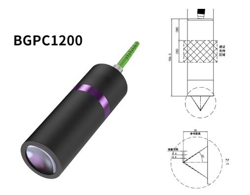 Transparent Object Spectral Confocal Displacement Sensor ABS Material