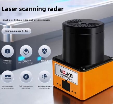 LiDAR Scanning Wall Barrier Sensor Robot Area Protection 0.1-5m Small Size 270 Wide Angle