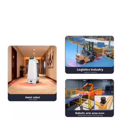 LiDAR Scanning Wall Barrier Sensor Robot Area Protection 0.1-5m Small Size 270 Wide Angle