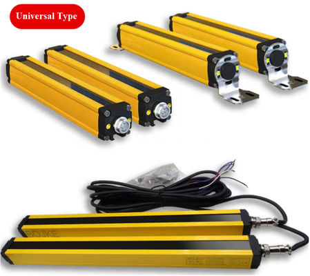 Photoelectric Barrier Safety Light Curtain Sensor Beam Pitch 10mm 20mm 40mm Optical Grating