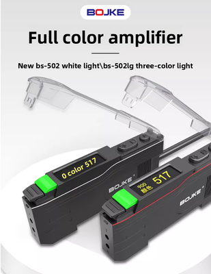 RGB Color Separation Fiber Optic Photoelectric Color Mark Sensor Switch LED Color Code Sensor