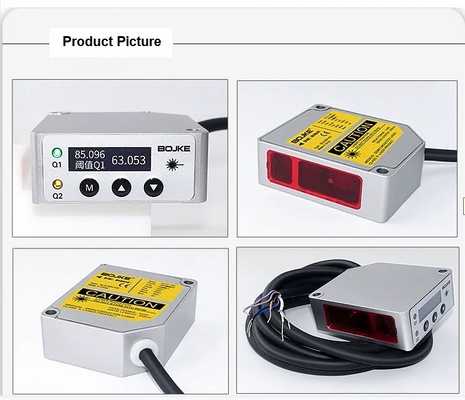  laser triangulation laser distance measuring Sensor high accuracy 0.02mm~0.0751mm 